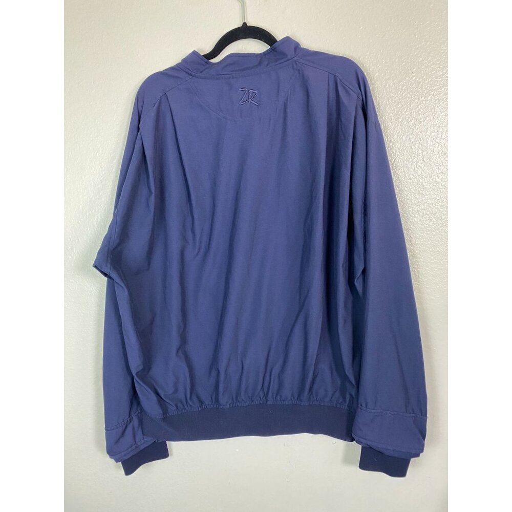 Zero Restriction Blue Golf Pullover Windbreaker L… - image 2